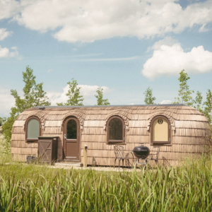 Exterior of Woodland Igluhuts at Blythe Rise Stays
