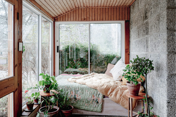 Cosy nook at Dell Lodge, Cairngorms