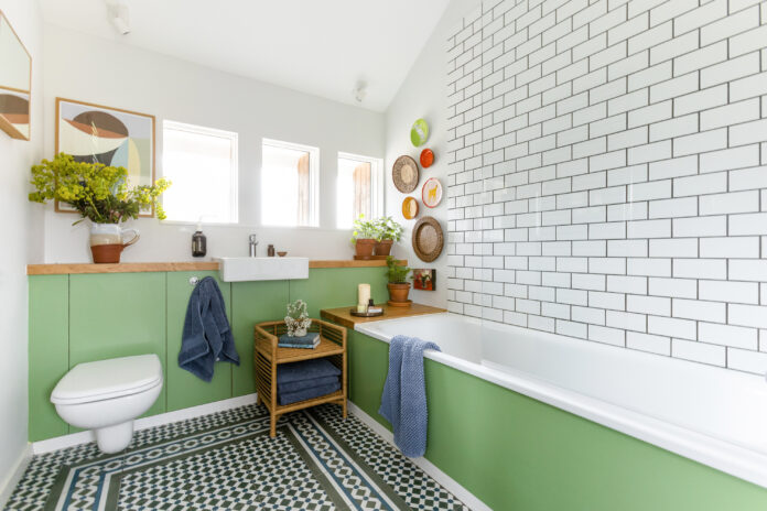 Bathroom at The Cob, Bude