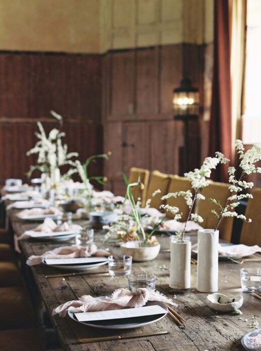 Dining table details