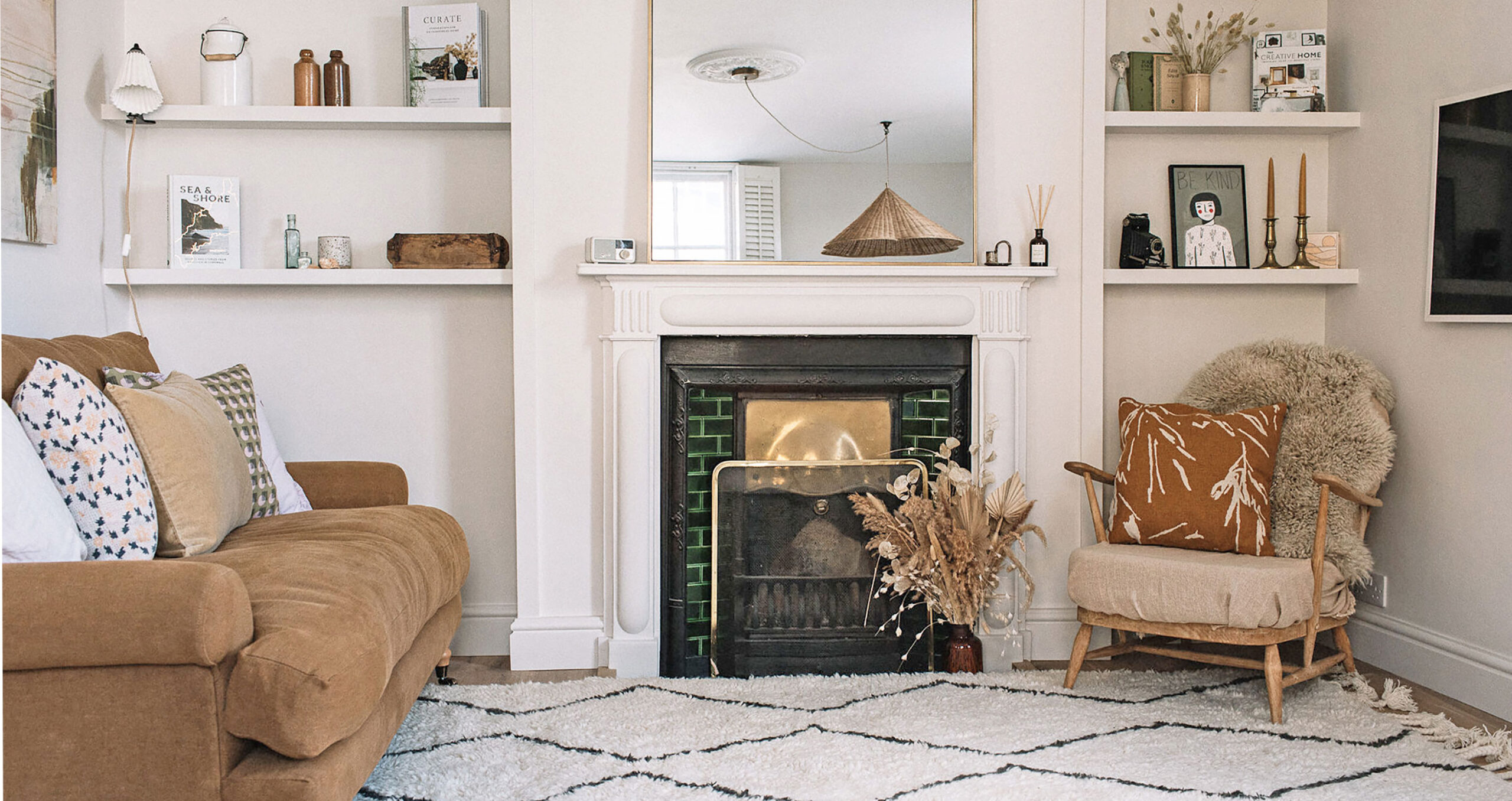 Living room at 12 New Street, Woodbridge