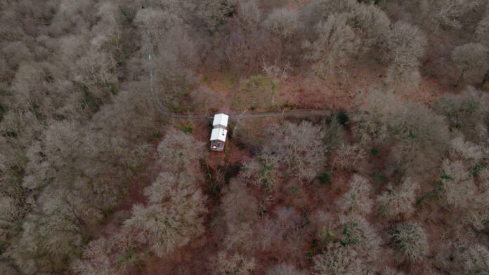 Aerial view of Chatan Cove Valley