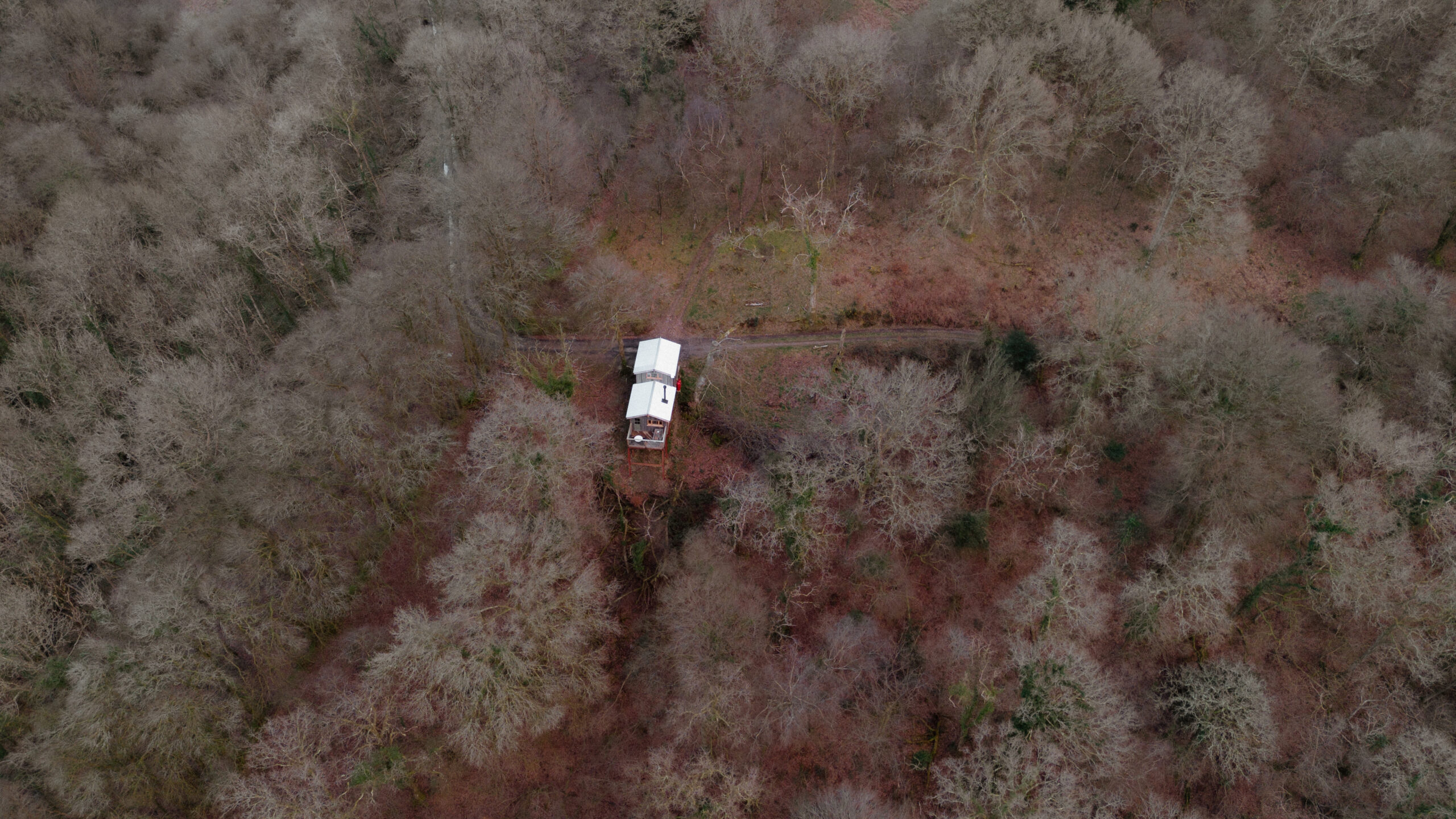 Aerial view of Chatan Cove Valley