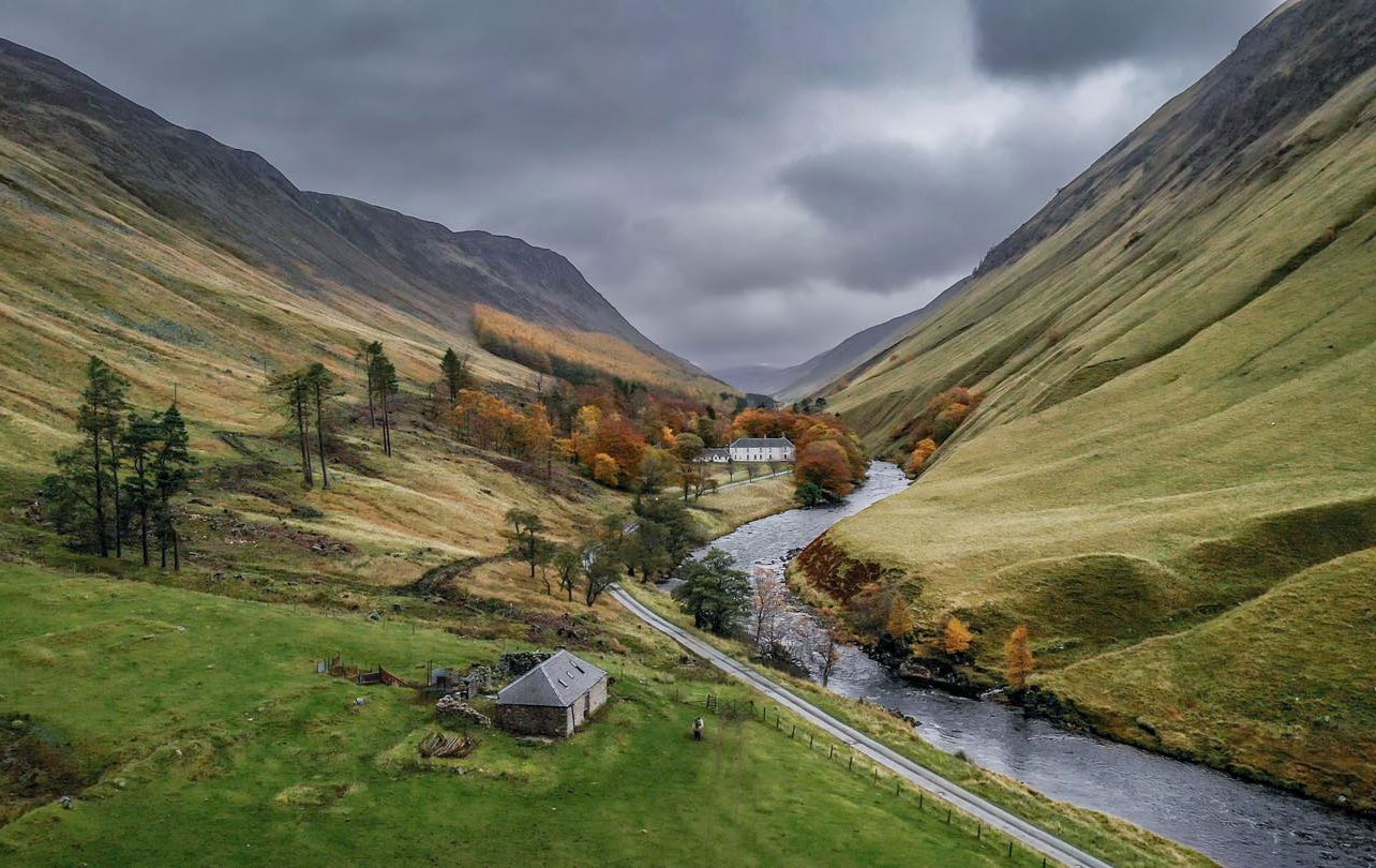 Scenery surrounding the estate, Glen Glack, Cairngorms