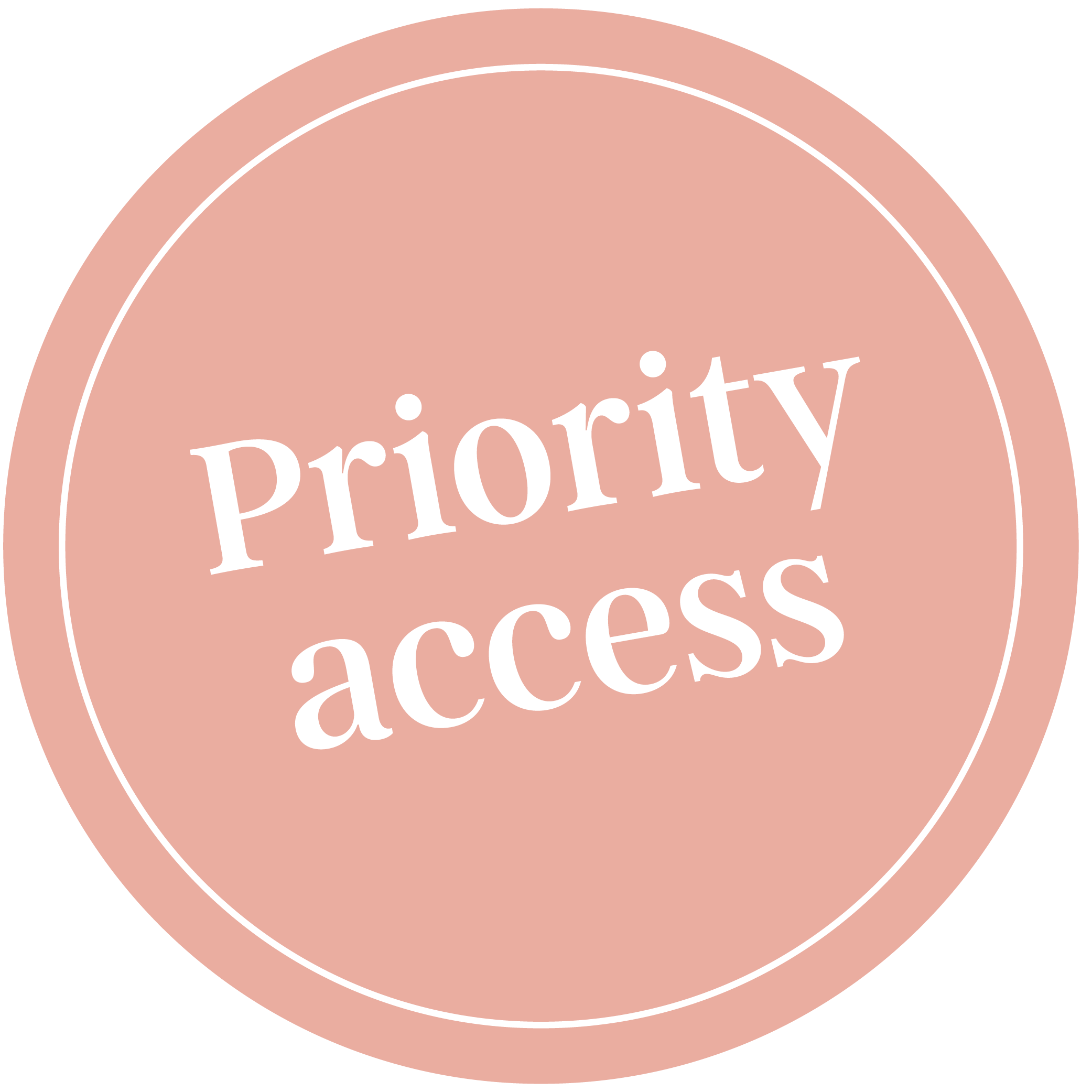 Priority access roundel