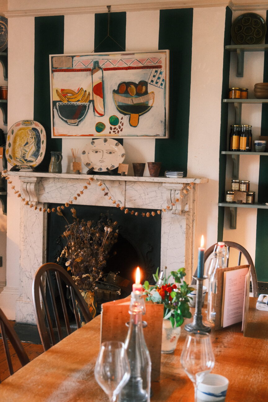 Weekend diaries | Dining room at Glebe Cabins