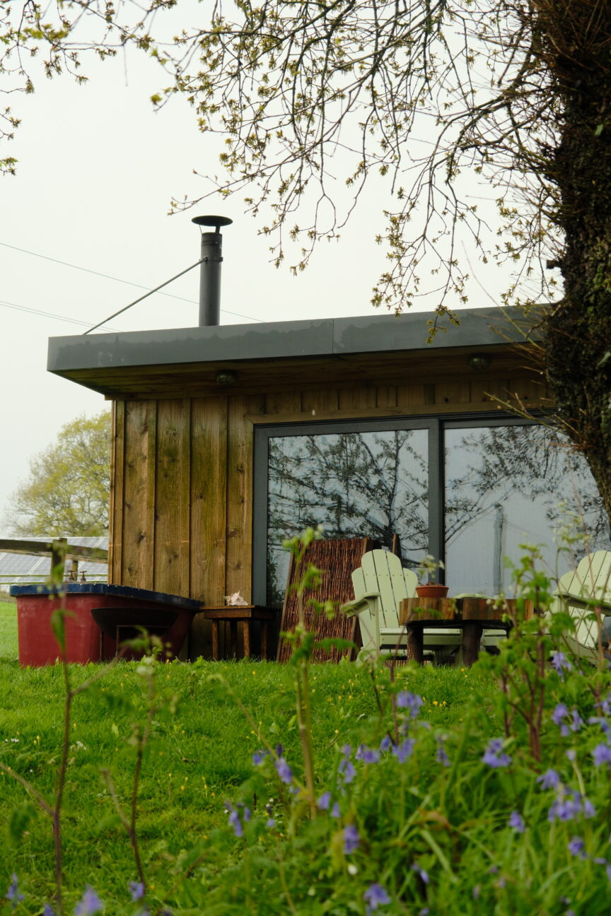 Weekend diaries | Cabin exterior at Glebe Cabins