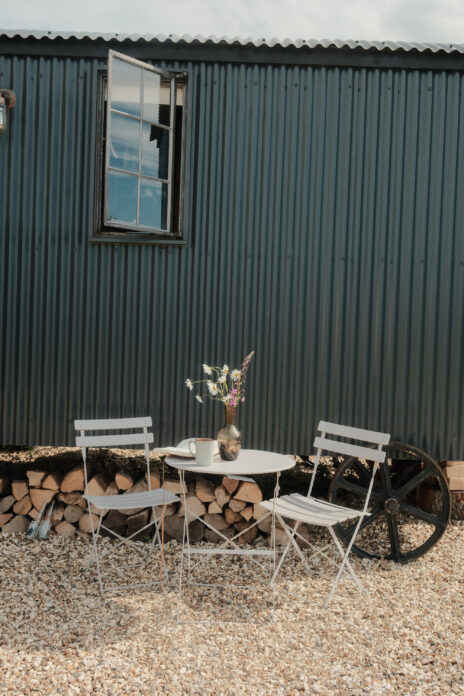Huts at The Royal Oak, Gloucestershire