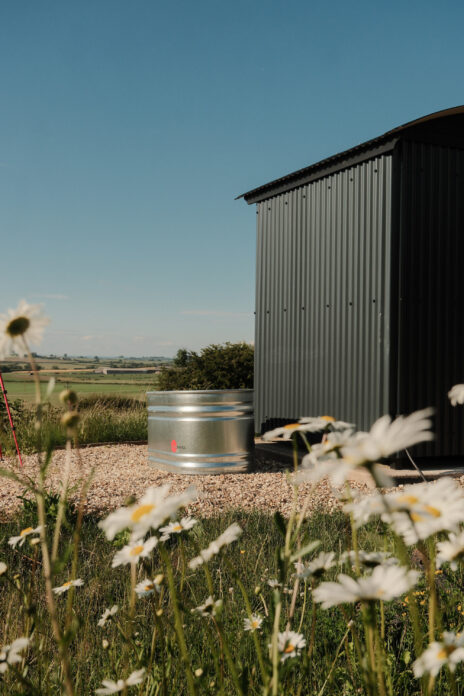 Huts at The Royal Oak, Gloucestershire