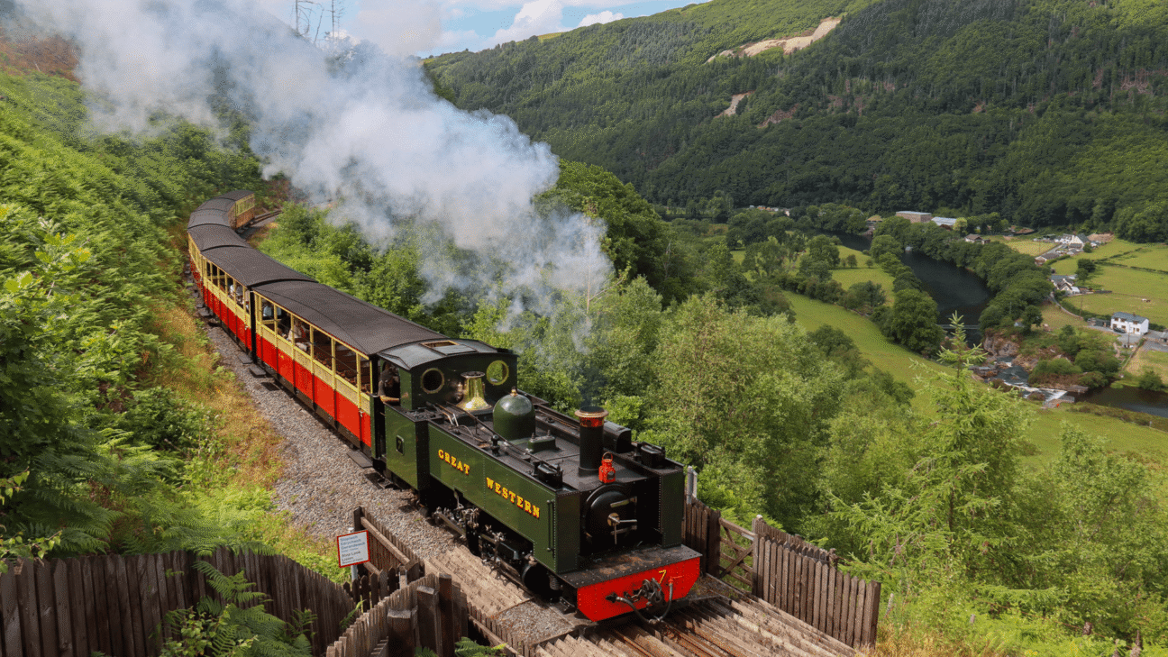 Vale of Rheidol steam train