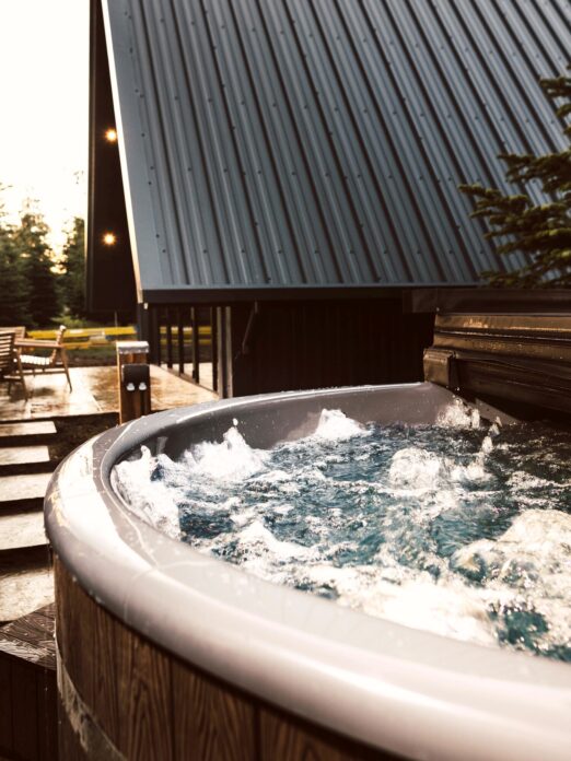 Kip — Fields Farm Cabins — Pershore, Worcestershire — exterior setting